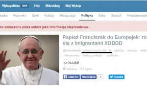 Co powiedział Papież Franciszek - czyli jak portale manipulują czytelnikami.