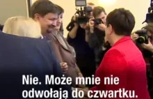 Może mnie nie odwołają do czwartku. Szydło do Szyszki przed posiedzeniem...