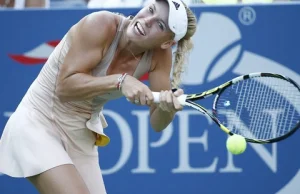 US Open: warkocz wkręcił się w rakietę Caroline Wozniacki