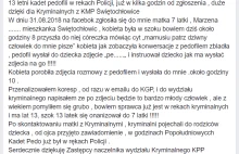 Łowca pedofilii szczyci się złapaniem 13 letniego "pedofila".