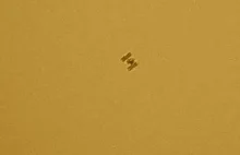 Wyjątkowe zdjęcie Polaka - Międzynarodowa Stacja Kosmiczna ISS na tle Słońca