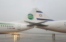 Zderzenie boeingów w Izraelu. Ewakuacja pasażerów