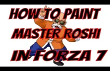 forza motorsport 7 how to create custom graphic dragon ball master roshi