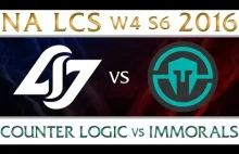 CLG vs IMT NA LCS W4D1 | Spring 2016 Season 6 CLG vs Immortals Week 4 Day 1