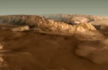 Wirtualny przelot nad prawdziwym Marsem. Od ESA.