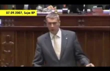 Debata w Sejmie RP w 2007r. Giertych vs Kurski