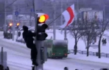Białoruś: Nielegalna flaga na cześć powstania styczniowego(wideo)