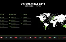 Kalendarz WRC 2019
