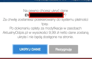 AktualnyOdpis.pl żąda opłaty za usunięcie danych osobowych [RODO]