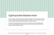 Ogólnopolskie Badanie Imion