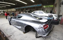 Koenigsegg Argera R wart 4 miliony dolarów rozbity w Chinach