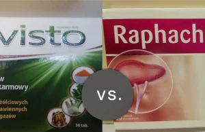 Lek vs.suplement diety: Raphacholin C vs. Travisto