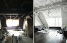 Stary strych w Bydgoszczy zmieniony w minimalistyczny loft. Metamorfoza powala
