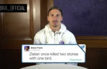 Zlatan Ibrahimovic sam czyta tweety o sobie