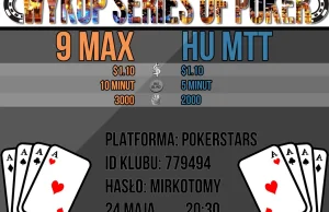 Wykop Series Of Poker już jutro o 20:30!