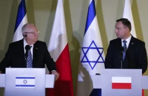 Spotkanie prezydentów Polski i Izraela. Duda: Nie boję się mówić, że były...