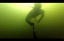 Freediving in Polish Lake October 2015