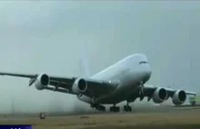 Test lądowania i startu Airbusa A380 w warunkach ekstremalnych
