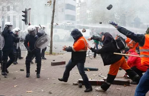 Protesty w Brukseli. Zdjęcia, filmy, komentarze. [ENG]