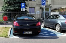 Kierowca prezydenta Piotrkowa parkuje w miejscu dla niepełnosprawnych