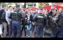Francuska policja brutalnie rozpędza przeciwników homo małżeństw