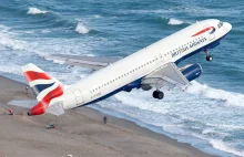 Próba lądowania na Gibraltarze - nagranie z wnętrza samolotu British Airways