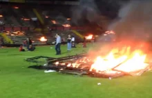Kibice Eskiseherporu spalili swój stadion po spadku z ligi.