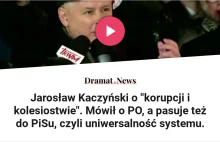 Jarosław Kaczyński o "korupcji i kolesiostwie". Mówił o PO, a pasuje też...