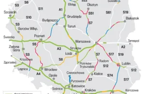 Drogowy rozmach rządu. Będzie 57 km autostrad i 1173 km ekspresówek