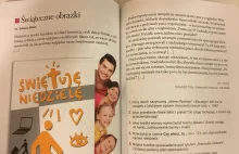 Kuriozalny podręcznik do polskiego. Dzieci uczą się modlitw