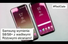 Samsung wymienia wadliwe różowe ekrany w S8/S8+ #pinkgate