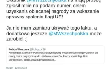 Znaleziono sprawcę spalenie unijnej flagi... a w sumie to sam się znalazł