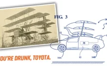 Toyota patentuje nietypowy układ skrzydeł dla latających samochodów