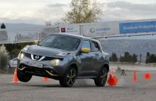 Nissan Juke 2014 - test łosia i slalom - to prawdziwy dżołk :)