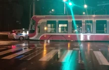 Częstochowa: Zderzenie tramwaju i radiowozu