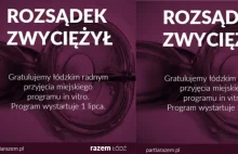 Razem Łódź informuje: magistrat dofinansuje zabiegi in vitro