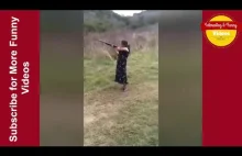 Woman First Time Shooting : Very Funny Video