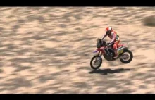 Upadek motocyklisty Paulo GONCALVESA na 8 etapie Dakaru