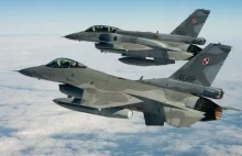 Polskie F-16 będą patrolowały niebo krajów nadbałtyckich.