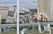 Tragiczny wypadek na S3. Zginęło sześć osób. Jechali do pracy (MATERIAŁ...