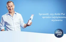 Wojciech Jagielski z „najcięższym wyzwaniem” reklamuje Ambi Pur (wideo