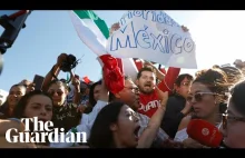 Gwałtowne protesty przeciwko karawanie imigrantów w Tijuanie: to inwazja