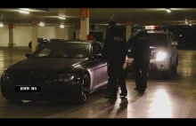 Drifting BMW m6 chased by police