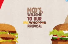 Burger King poprosił o rękę McDonald's