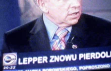 Zapomniane wystapienie Andrzeja Leppera w Parlamencie Europejskim z 2002