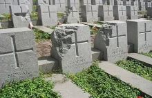 Barbarzyńska dewastacja polskich grobów na cmentarzu w Wilnie
