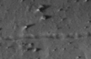Dziwny ślad na powierzchni Marsa