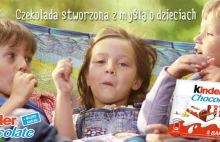 Ferrero reklamuje Kinder Chocolate jako "stworzone z myślą o dzieciach"