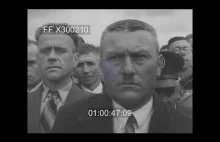Hitler otwiera tysięczny kilometr autostrady. Odcinek Wrocław-Krzyżowa 1936.
