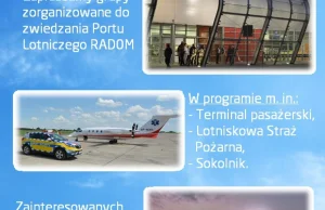 Wycieczki na lotnisko w Radomiu, ponury żart